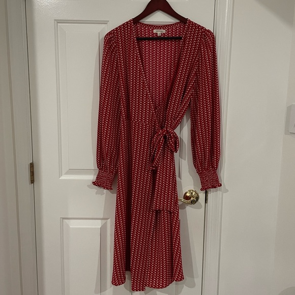 Max Studio Floral Wrap Dress - Picture 2 of 4